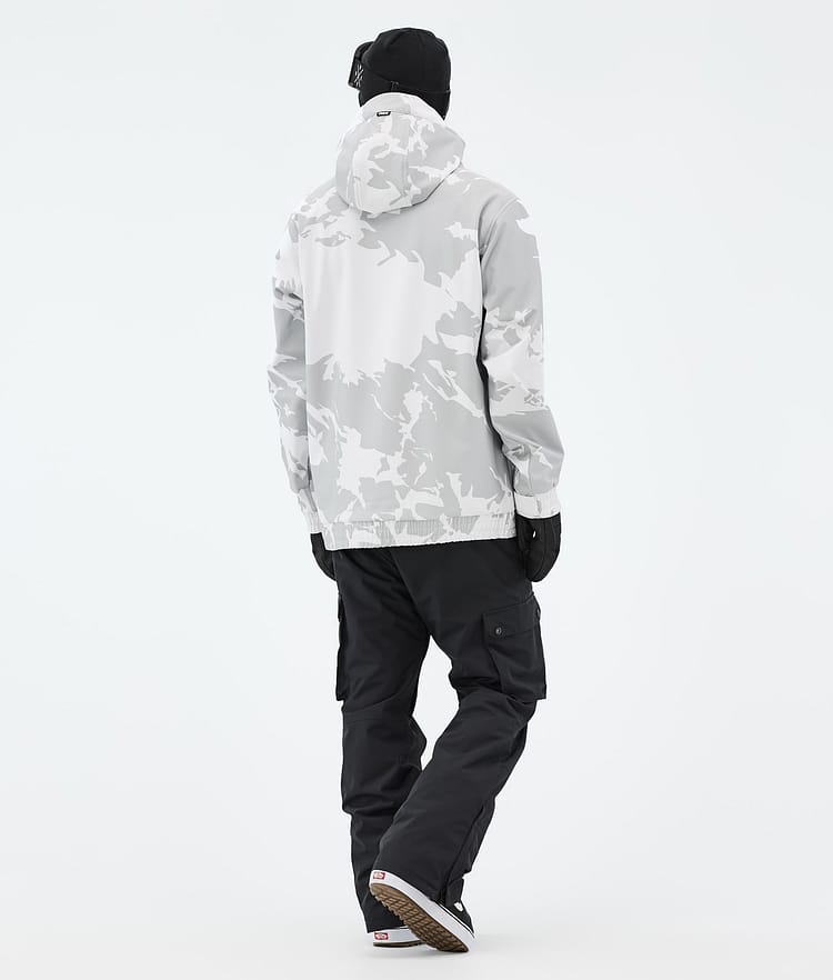 Dope Yeti Snowboard Jacket Men 2X-Up Grey Camo, Image 4 of 7
