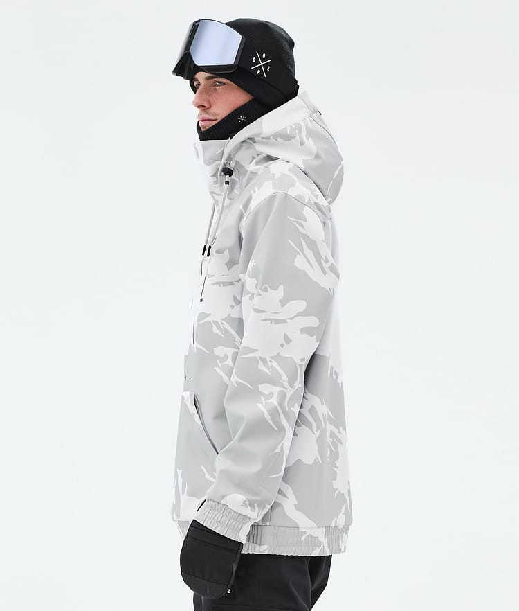 Dope Yeti Snowboard Jacket Men 2X-Up Grey Camo, Image 5 of 7
