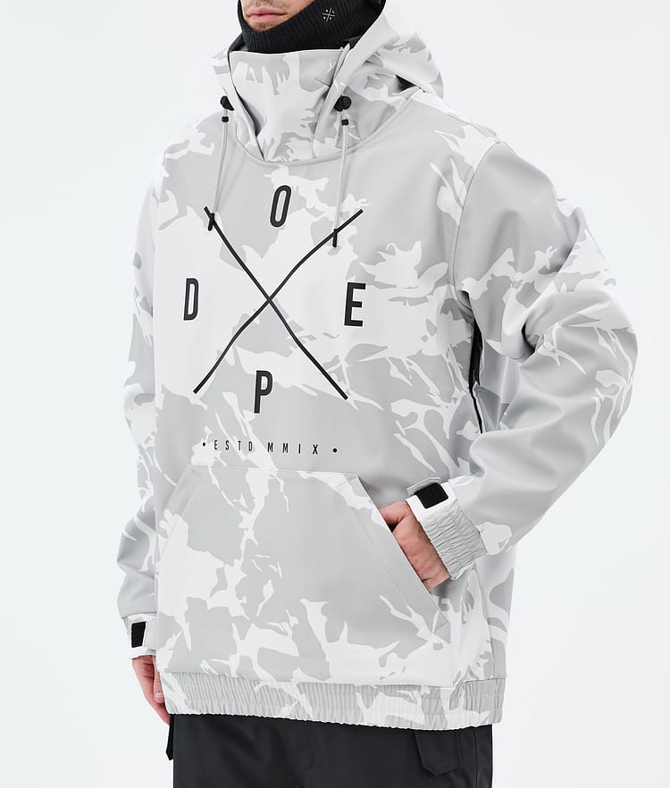 Dope Yeti Snowboard Jacket Men 2X-Up Grey Camo, Image 7 of 7