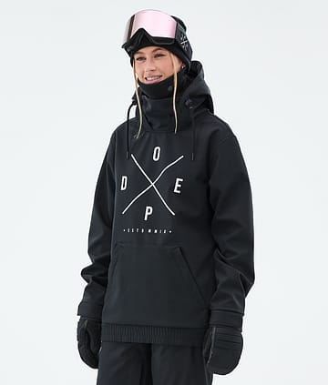 Dope Yeti W Kurtka Snowboardowa Kobiety 2X-Up Black