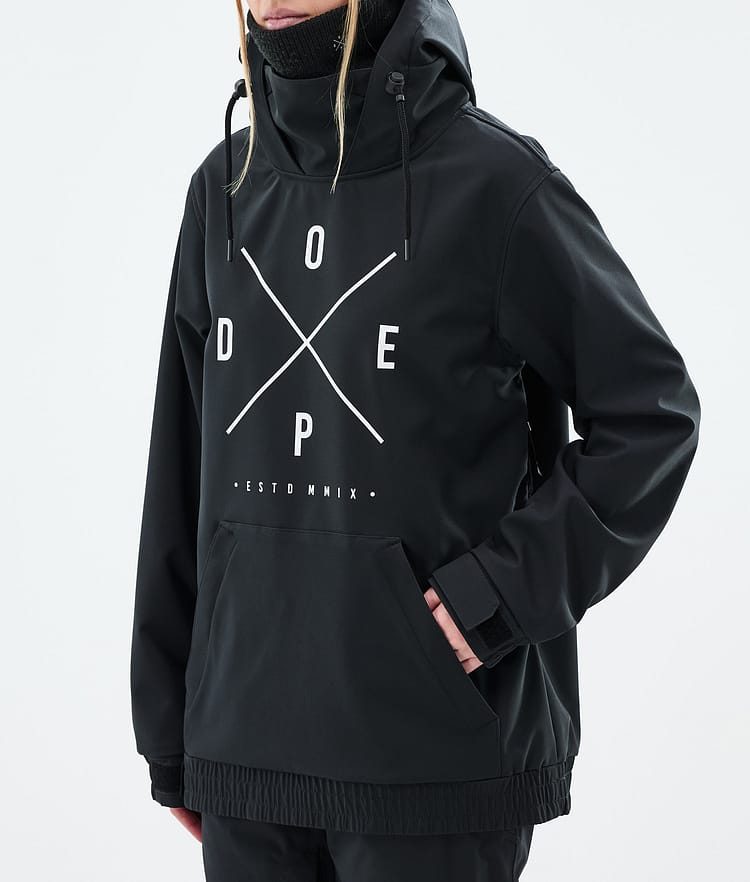 Dope Yeti W Snowboard Jacket Women 2X-Up Black, Image 8 of 8