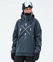 Dope Yeti W Snowboard Jacket Women 2X-Up Metal Blue