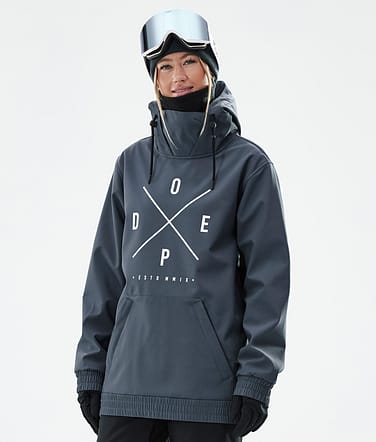 Dope Yeti W Snowboard Jacket Women 2X-Up Metal Blue