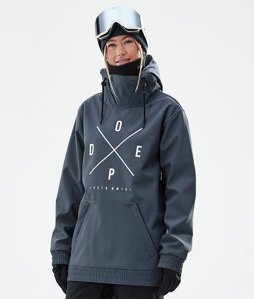 Dope Yeti W Snowboard Jacket Women Metal Blue