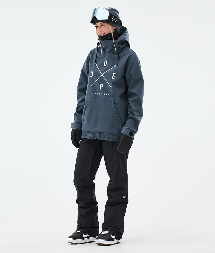 Dope Yeti W Giacca Snowboard Donna 2X-Up Metal Blue, Immagine 3 di 8