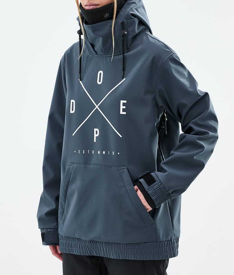 Dope Yeti W Giacca Snowboard Donna 2X-Up Metal Blue, Immagine 8 di 8