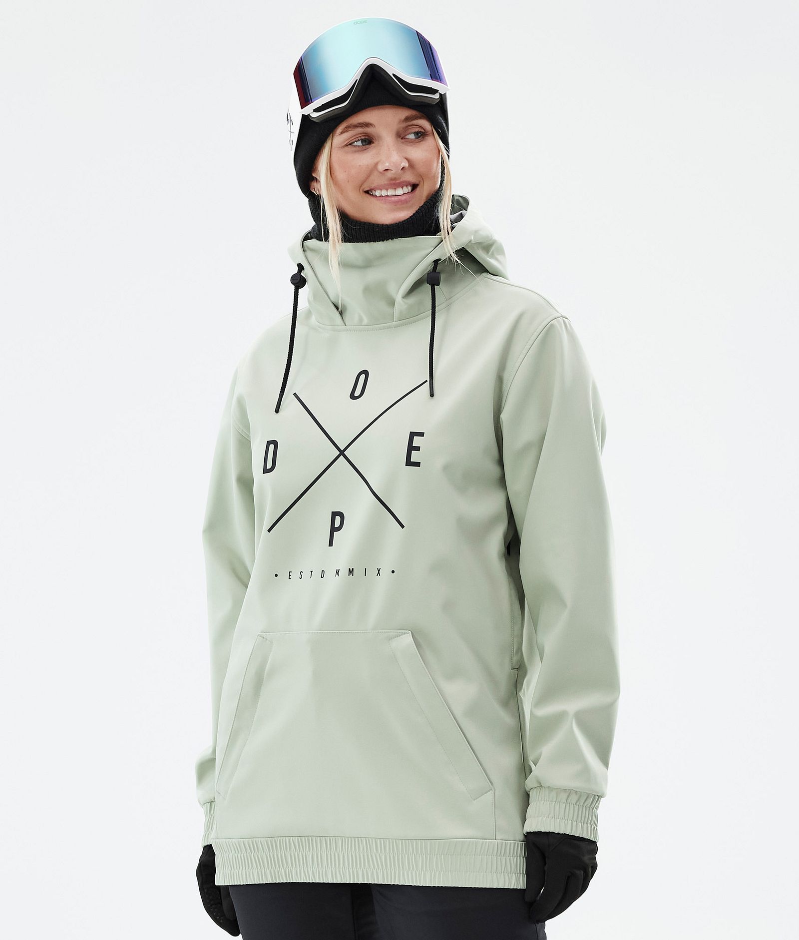 Dope Yeti W Giacca Snowboard Donna 2X-Up Soft Green Renewed