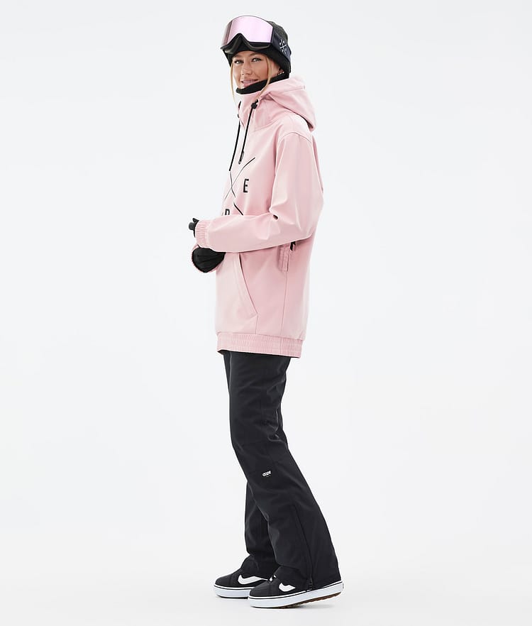 Dope Yeti W Snowboardjakke Dame 2X-Up Soft Pink Renewed, Billede 4 af 7