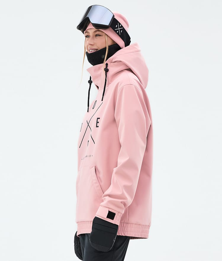Dope Yeti W Giacca Snowboard Donna 2X-Up Soft Pink, Immagine 6 di 8