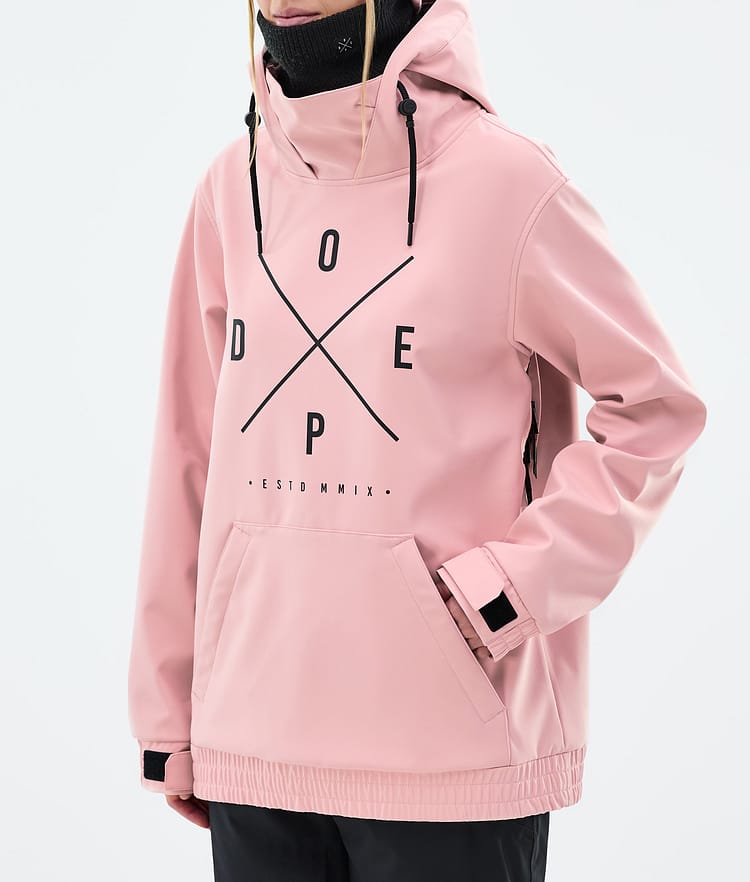Dope Yeti W Giacca Snowboard Donna 2X-Up Soft Pink, Immagine 8 di 8