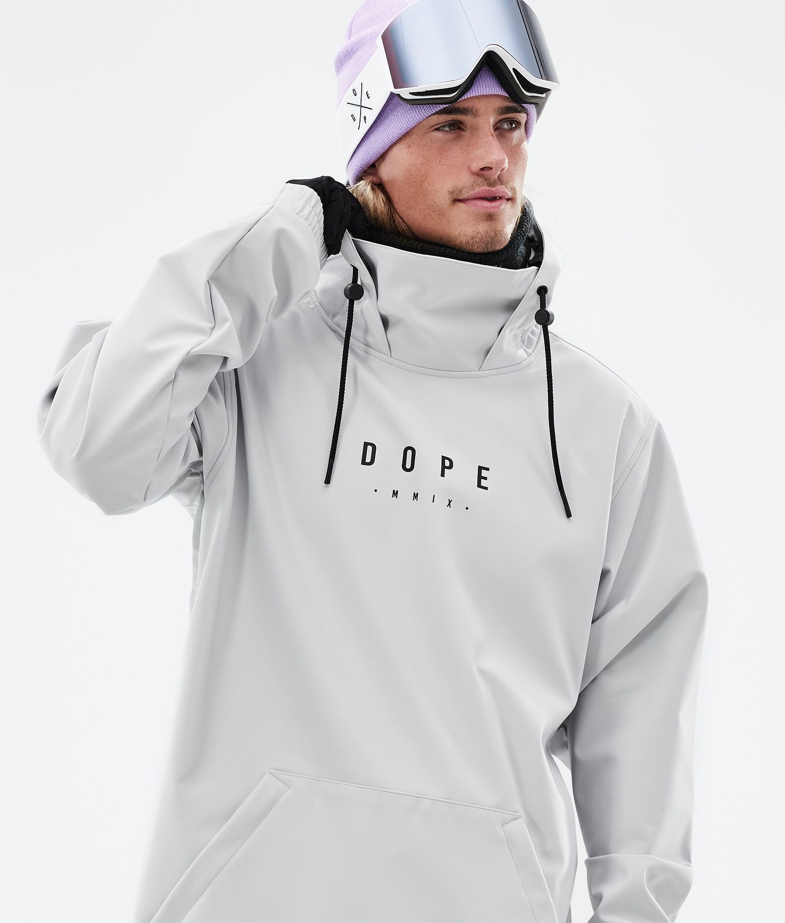 Dope Yeti 2022 Ski Jacket Men Peak Light Grey