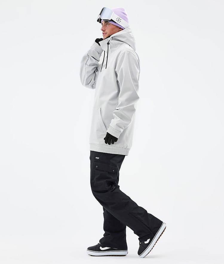Dope Yeti 2022 Kurtka Snowboardowa Mężczyźni Peak Light Grey, Zdjęcie 5 z 8
