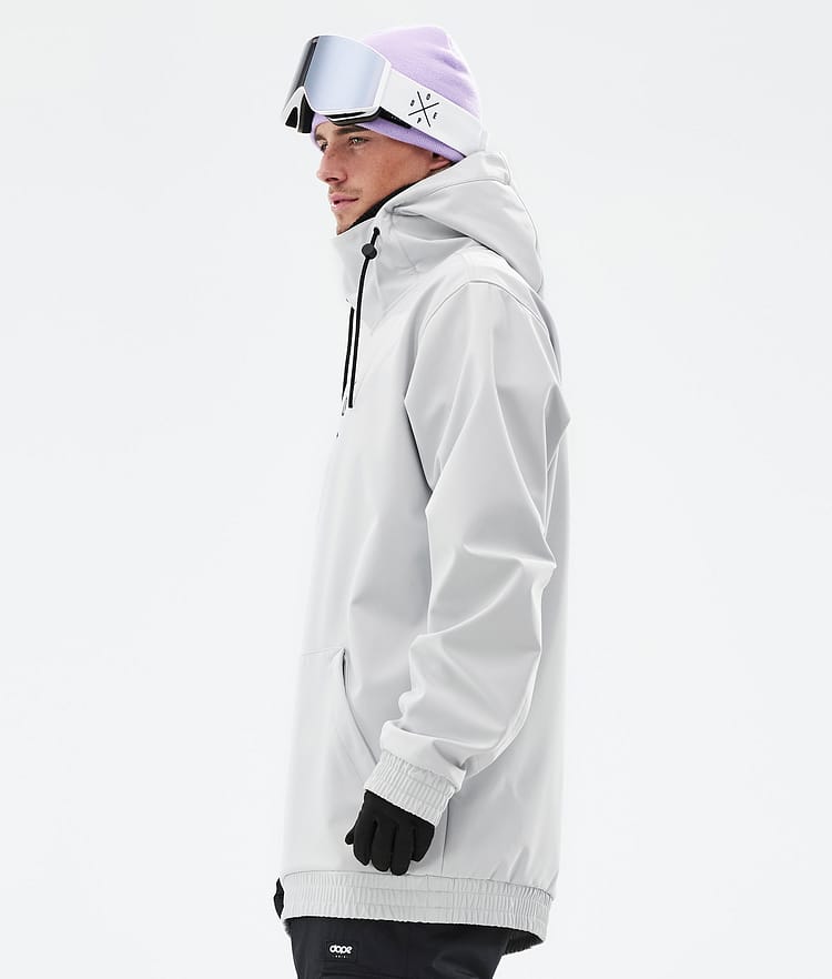 Dope Yeti 2022 Kurtka Snowboardowa Mężczyźni Peak Light Grey, Zdjęcie 7 z 8