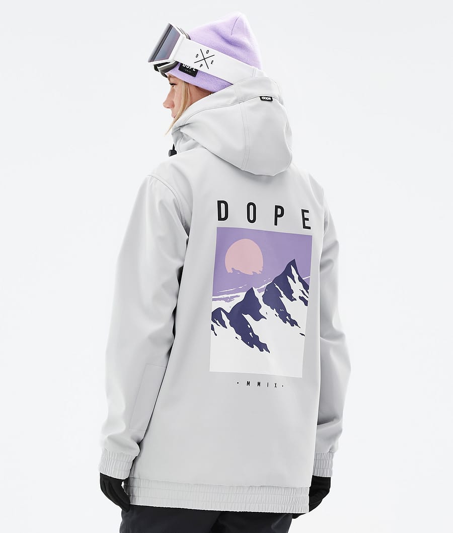 Dope Yeti W Ski Jacket Women Peak Light Grey