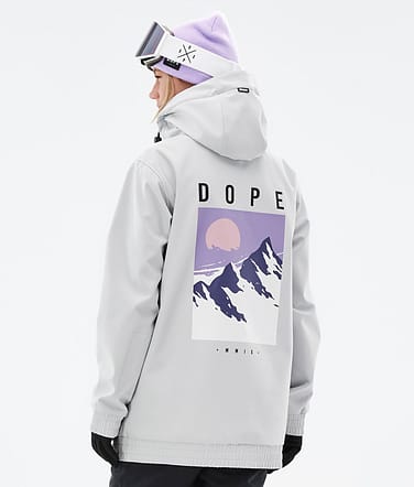 Dope Yeti W 2022 Snowboard jas Dames Peak Light Grey