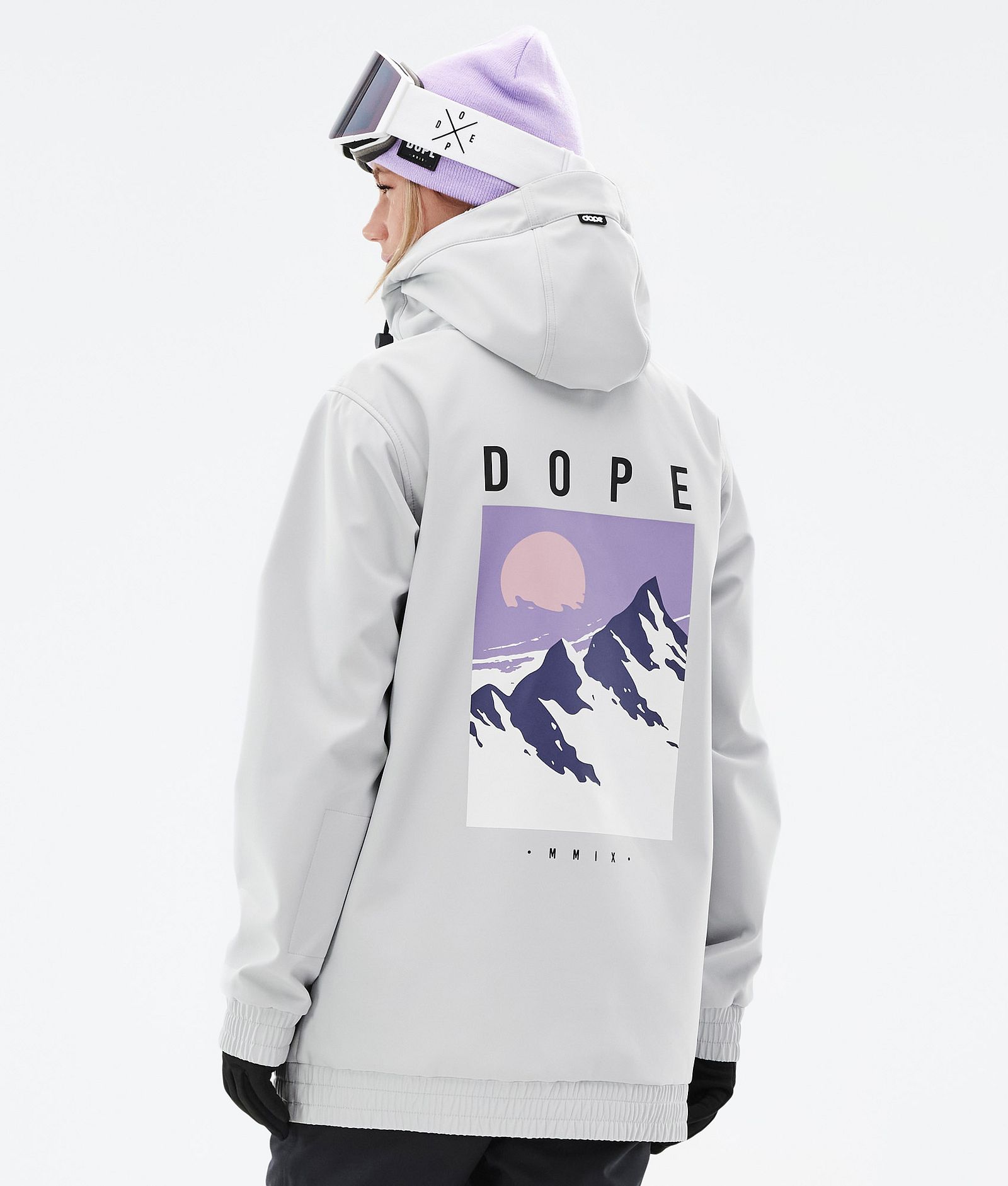 Dope Yeti W 2022 Snowboard jas Dames Peak Light Grey, Afbeelding 1 van 8