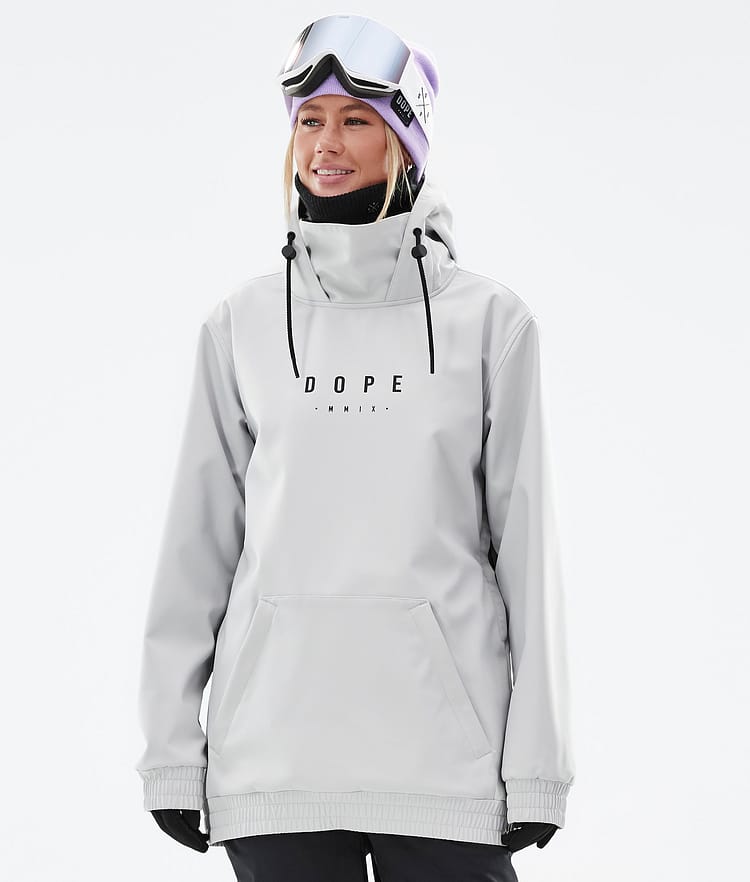 Dope Yeti W 2022 Ski Jacket Women Peak Light Grey, Image 2 of 8