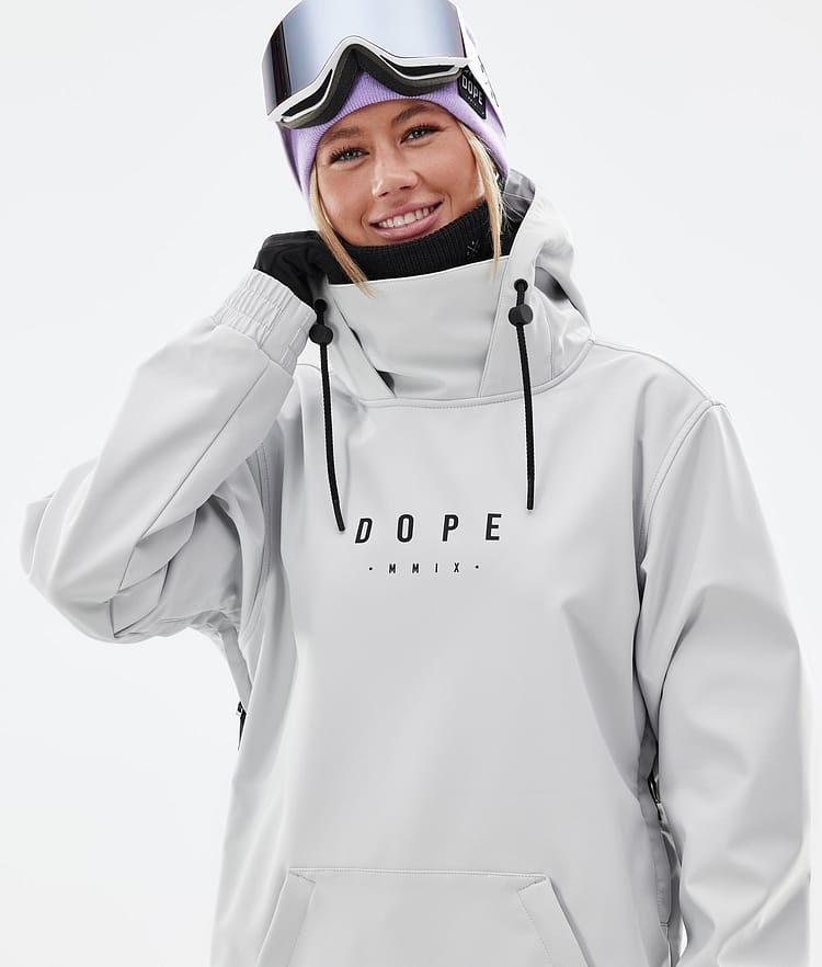 Dope Yeti W 2022 Kurtka Snowboardowa Kobiety Peak Light Grey, Zdjęcie 3 z 8