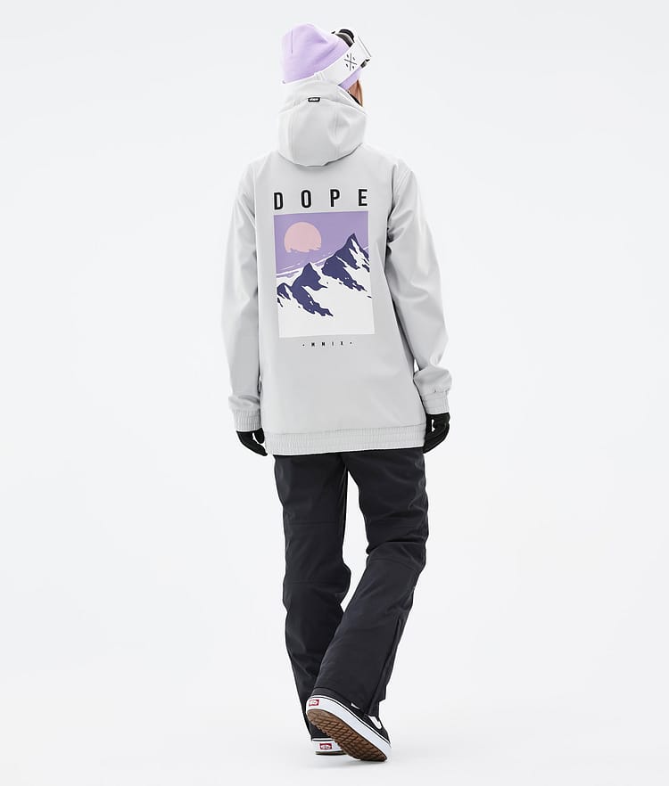 Dope Yeti W 2022 Chaqueta Snowboard Mujer Peak Light Grey, Imagen 4 de 8
