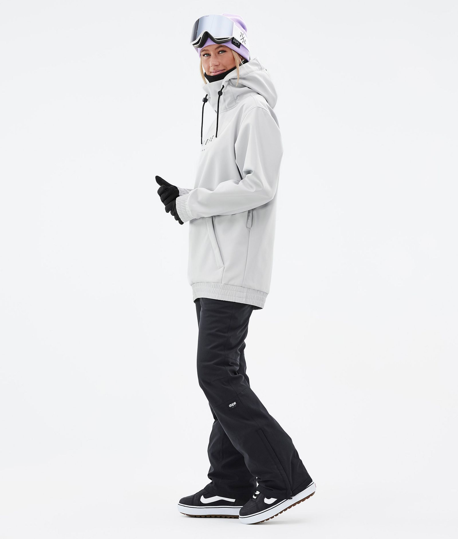 Dope Yeti W 2022 Snowboard Jacket Women Peak Light Grey