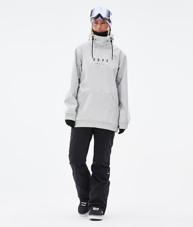 Dope Yeti W 2022 Kurtka Snowboardowa Kobiety Peak Light Grey, Zdjęcie 6 z 8