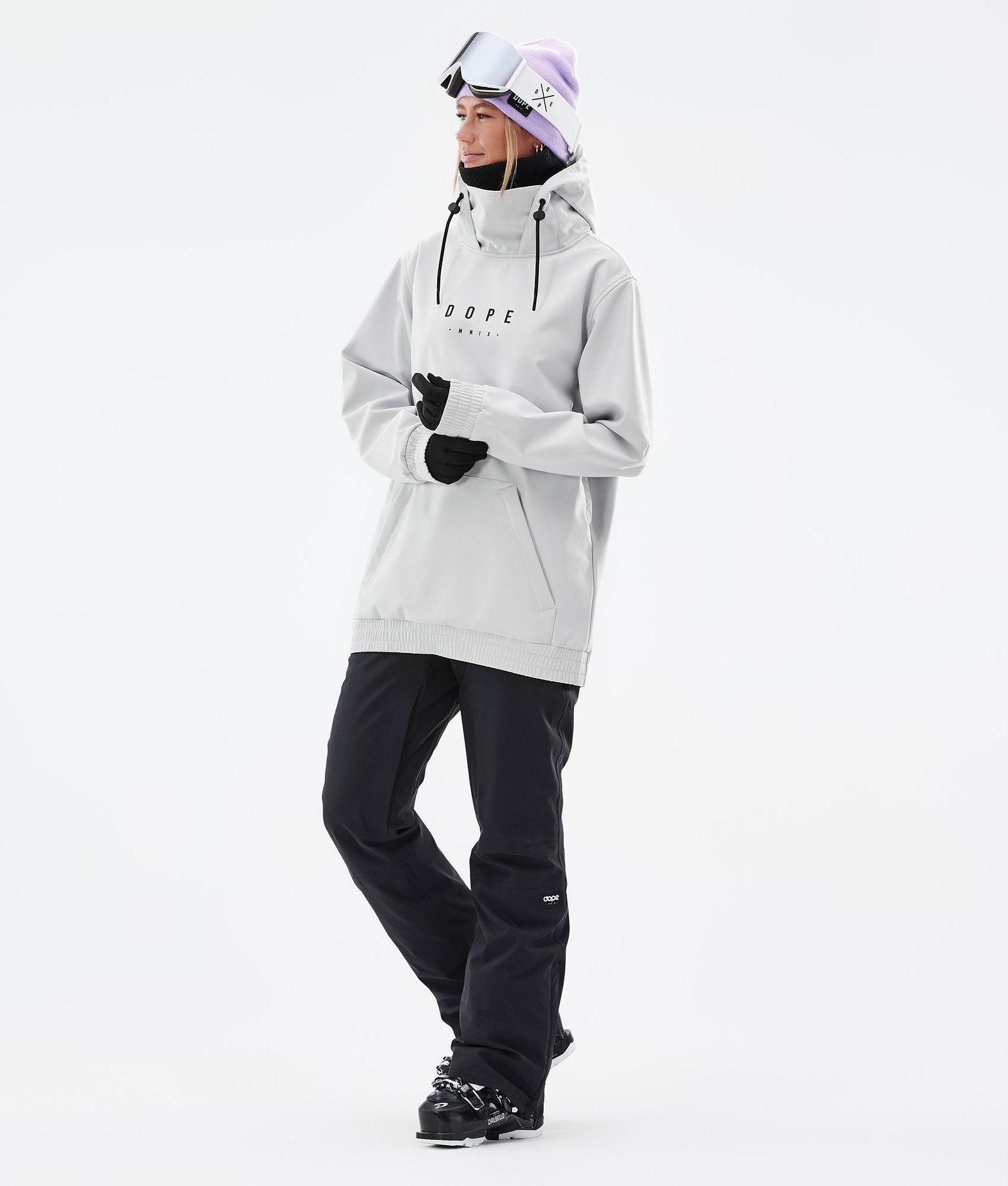 Dope Yeti W 2022 Ski Jacket Women Peak Light Grey