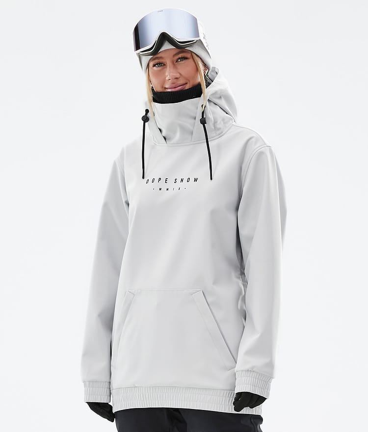 Dope Yeti W 2022 Snowboard jas Dames Range Light Grey Renewed, Afbeelding 2 van 8
