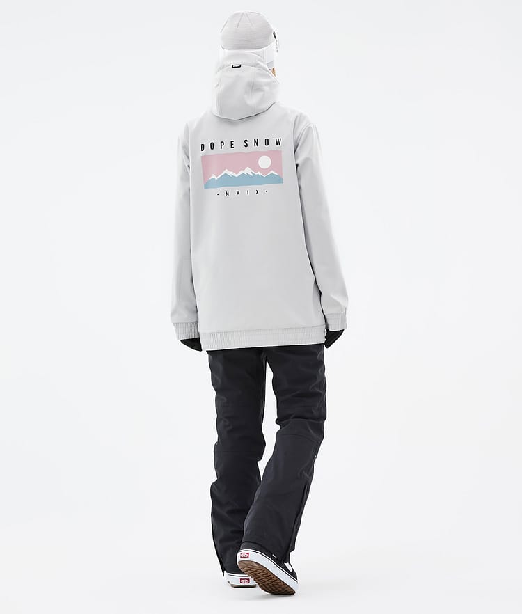 Dope Yeti W 22 Snowboard jas Dames Range Light Grey, Afbeelding 4 van 8