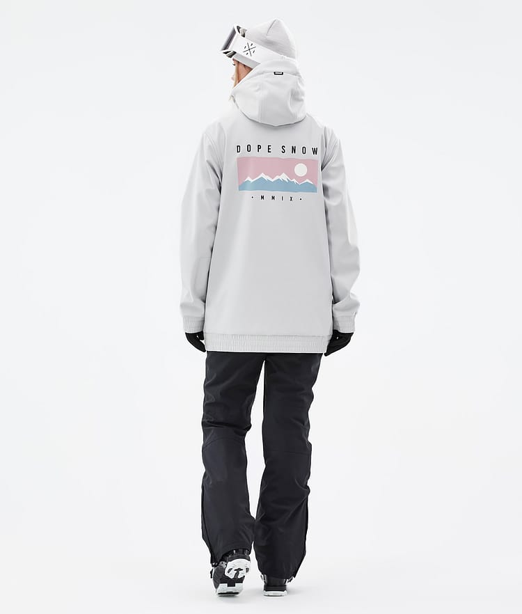 Dope Yeti W 22 Ski jas Dames Range Light Grey, Afbeelding 4 van 8