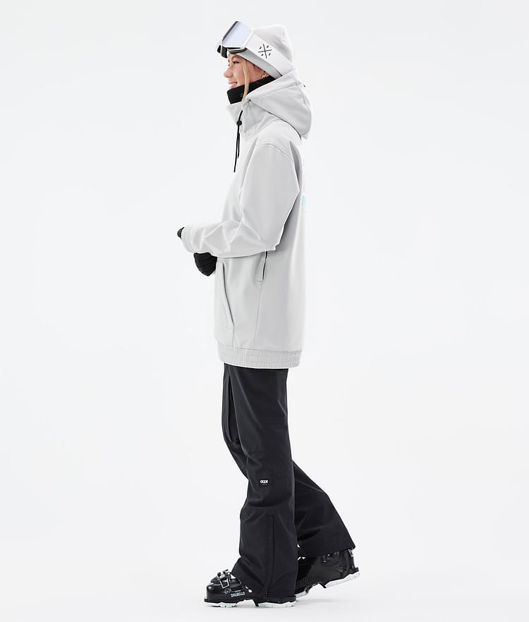Dope Yeti W 2022 Ski Jacket Women Range Light Grey, Image 5 of 8