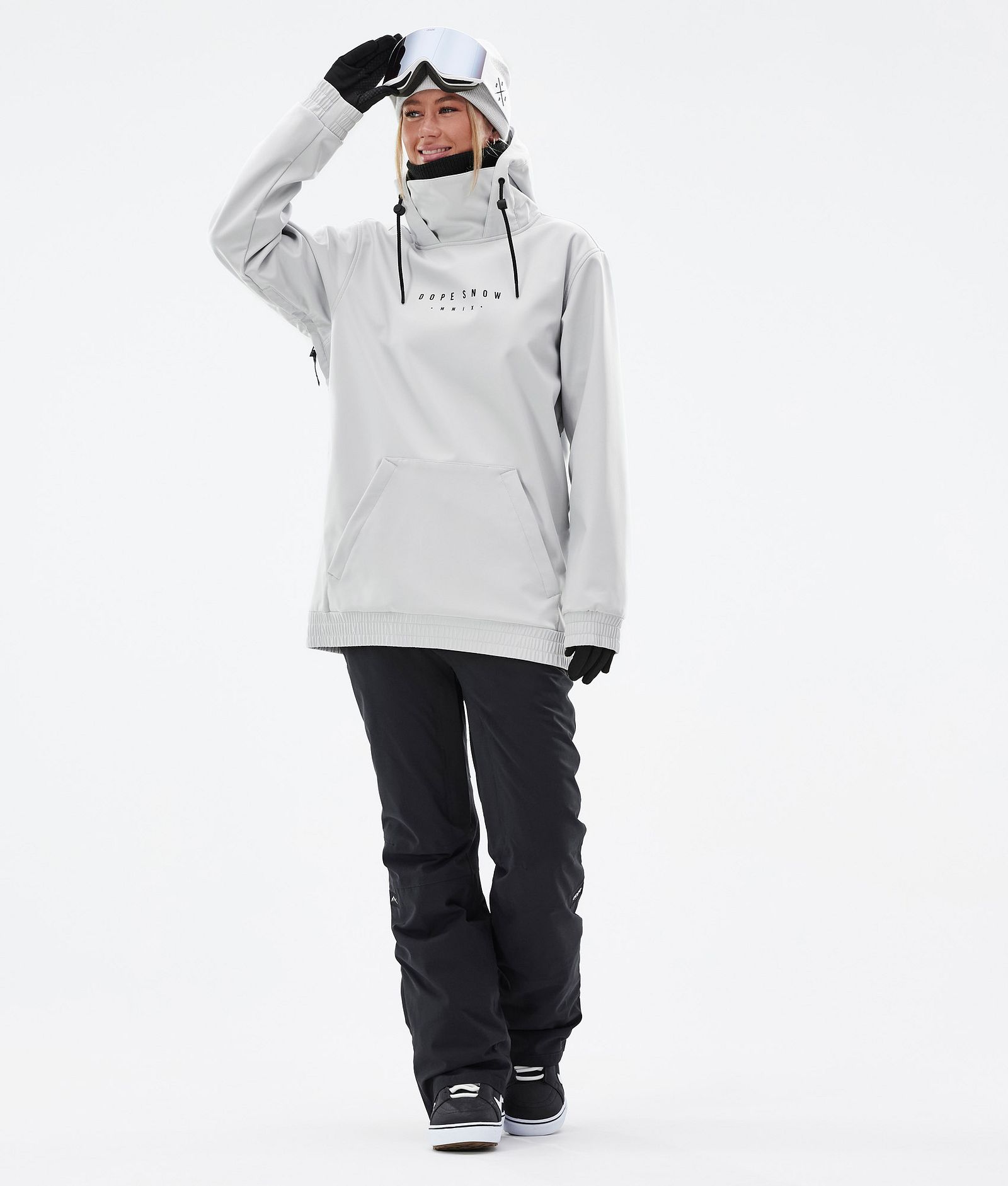 Dope Yeti W 2022 Snowboard Jacket Women Range Light Grey Renewed, Image 6 of 8