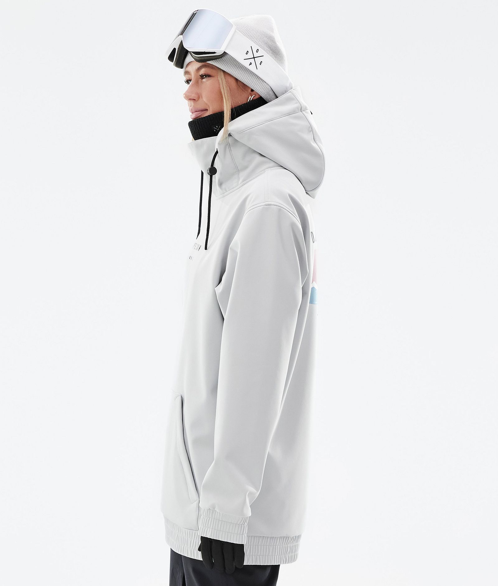 Dope Yeti W 2022 Chaqueta Snowboard Mujer Range Light Grey