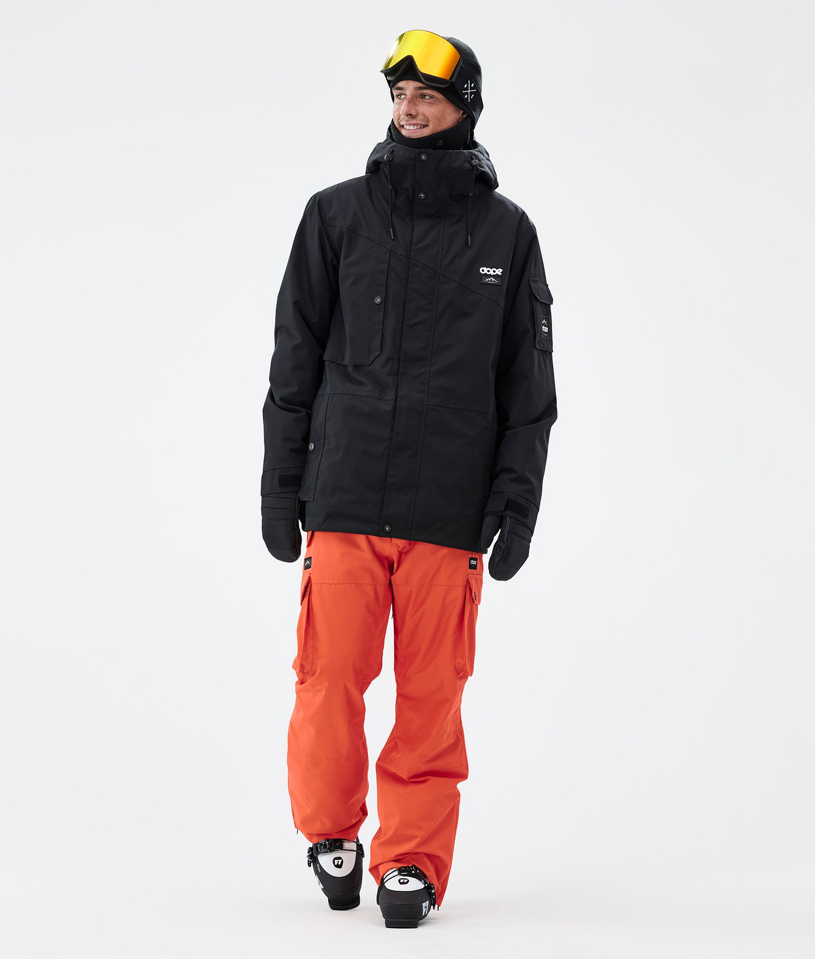 Dope Iconic Ski Pants Men Orange