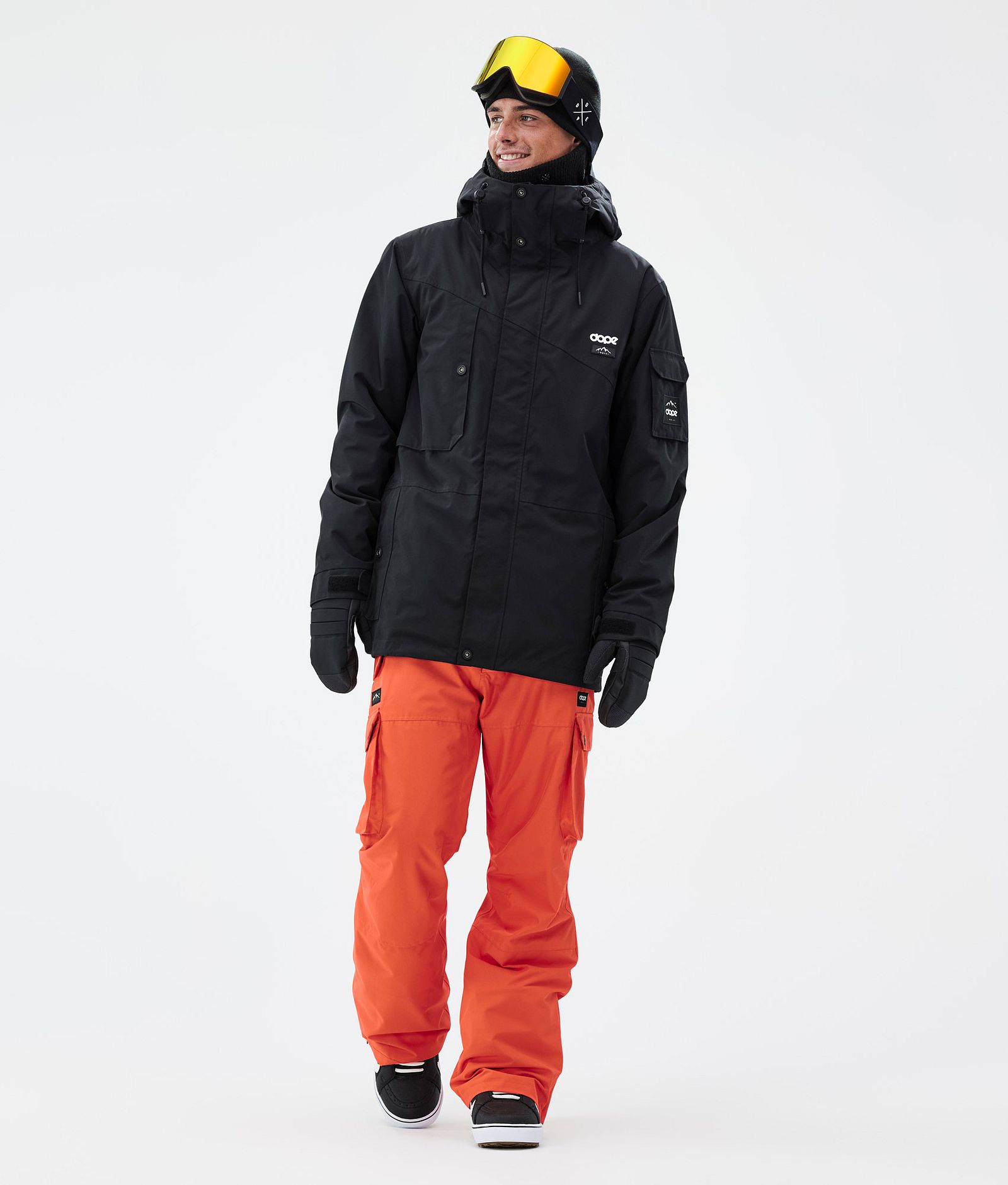 Dope Iconic Pantaloni Snowboard Uomo Orange Renewed, Immagine 2 di 7