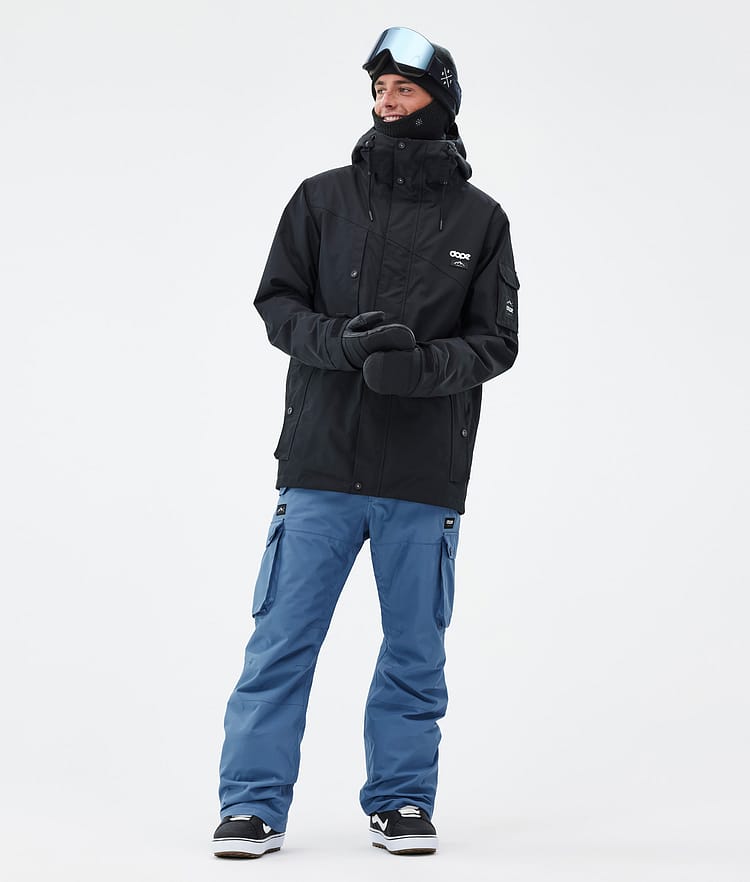 Dope Iconic Spodnie Snowboardowe Mężczyźni Blue Steel