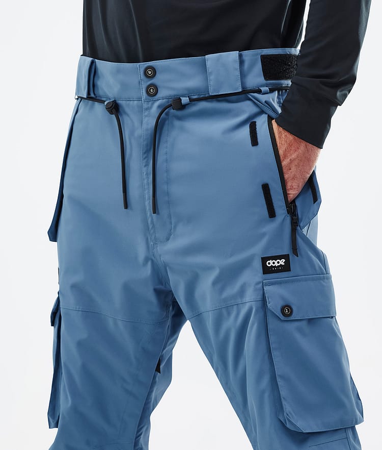 Dope Iconic Pantaloni Snowboard Uomo Blue Steel