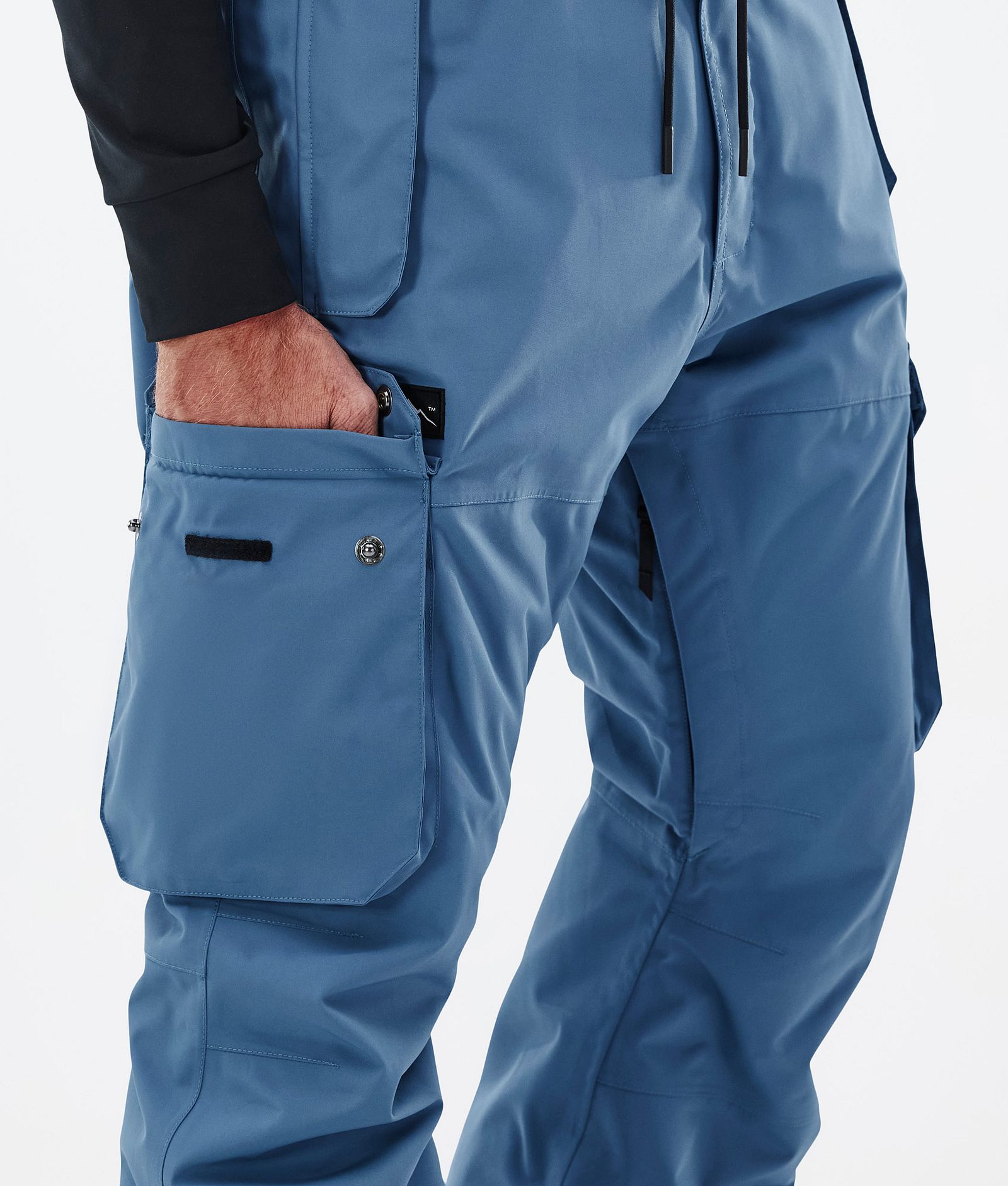 Dope Iconic Spodnie Snowboardowe Mężczyźni Blue Steel