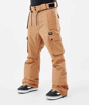 Dope Iconic Kalhoty na Snowboard Pánské Khaki Yellow