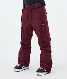 Dope Iconic Snowboard Pants Men Don Burgundy