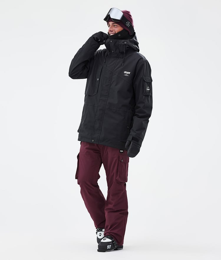 Dope Iconic Ski Pants Men Don Burgundy