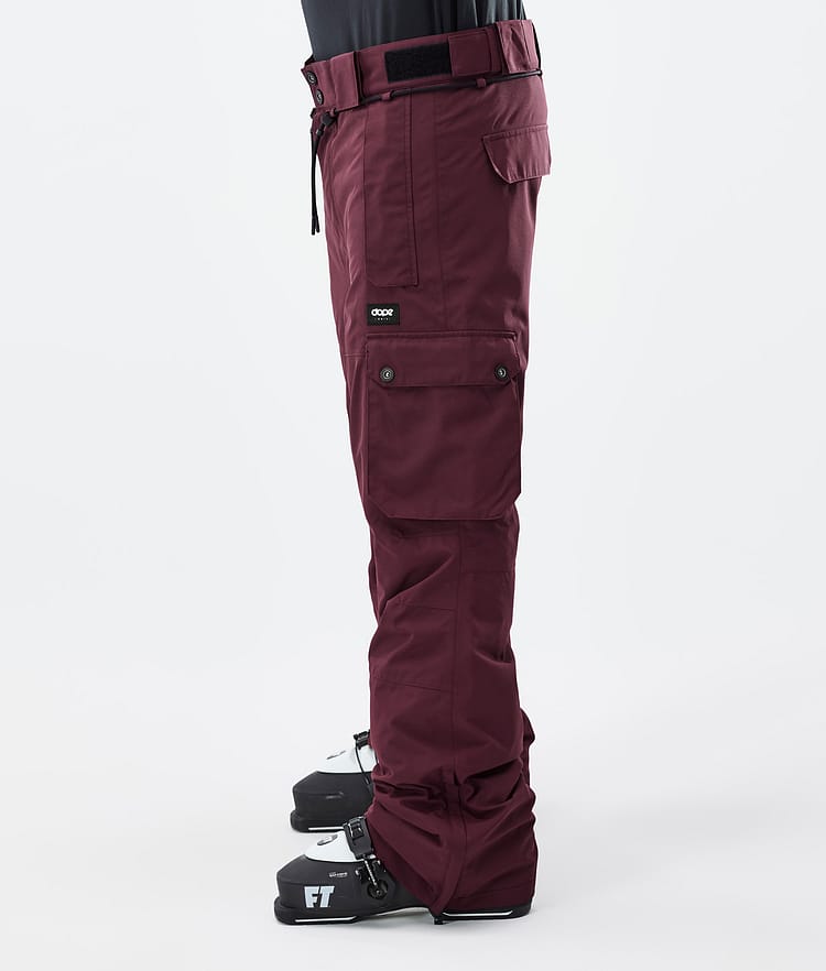 Dope Iconic Pantalon de Ski Homme Don Burgundy, Image 3 sur 7
