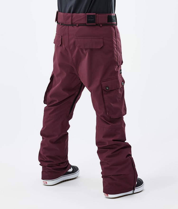 Dope Iconic Snowboard Pants Men Don Burgundy Renewed, Image 4 of 7