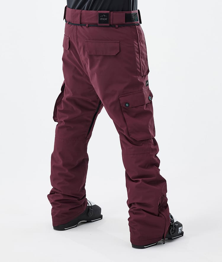 Dope Iconic Ski Pants Men Don Burgundy, Image 4 of 7