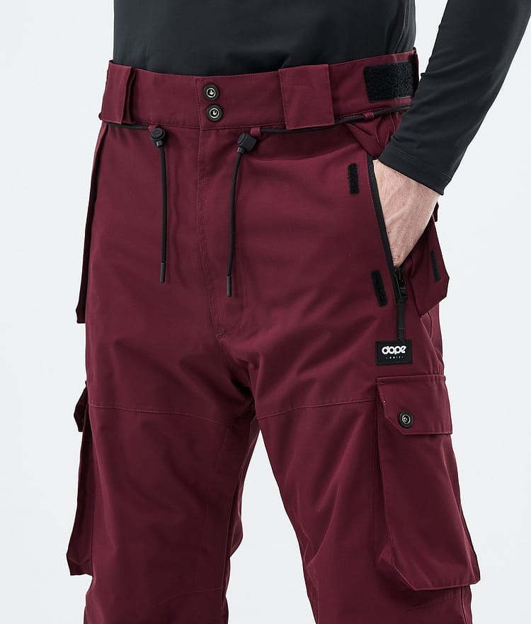 Dope Iconic Snowboard Pants Men Don Burgundy, Image 5 of 7