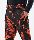 Dope Iconic Ski Pants Men Paint Orange, Image 4 of 6