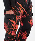 Dope Iconic Pantalon de Ski Homme Paint Orange, Image 5 sur 6