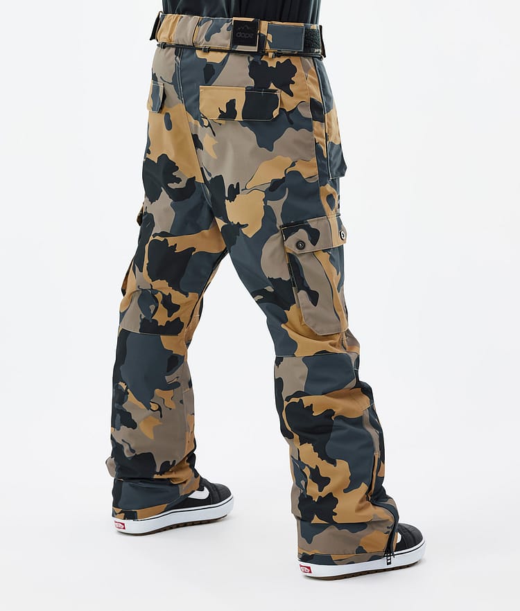 Dope Iconic Snowboard Pants Men Grey Camo