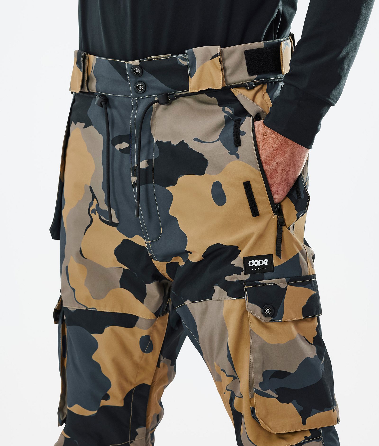 Dope Iconic Ski Pants Men Walnut Camo, Image 4 of 6