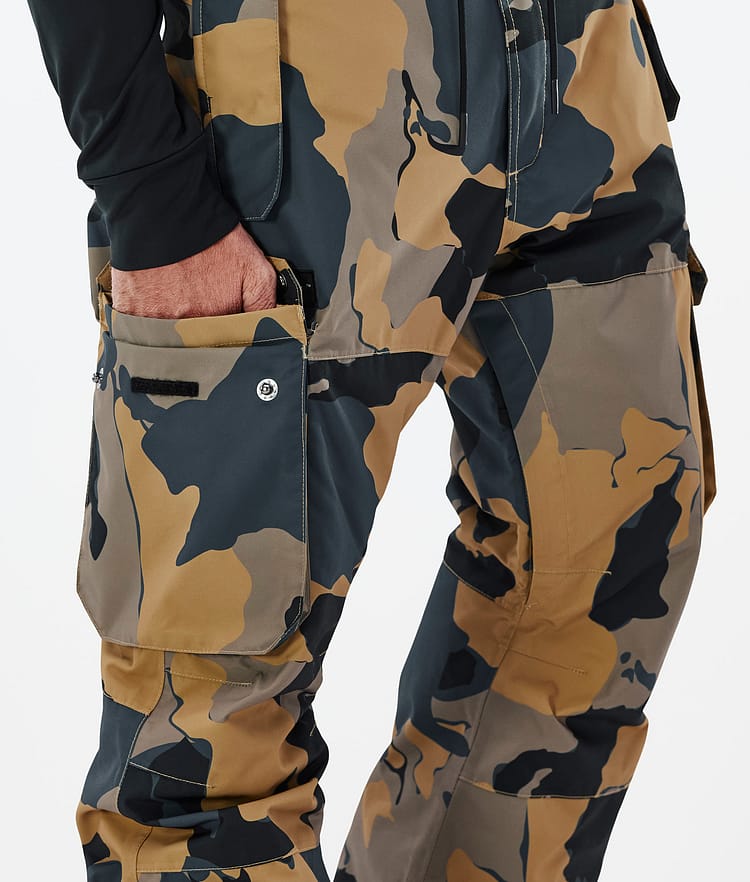 Dope Iconic Skibroek Heren Walnut Camo