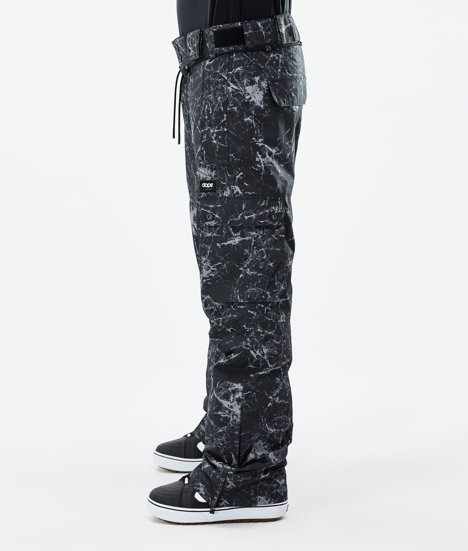 Dope Iconic Pantaloni Snowboard Uomo Rock Black
